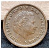 1954 Netherlands 1 Cent