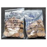 (4) Hundred Wheat Cents Post 1940