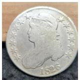 1826 Capped Bust Half Dollar