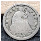 1853 Liberty Half Dime