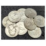 (10) Silver W. Quarters