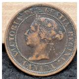 1891 Canada Large Bronze Cent