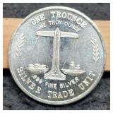 1 Troy Oz. Silver Trade Unit Round