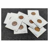 (9) Different L. Cents 1924-1939-S