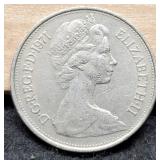 1971 Great Britain 10 New Pence