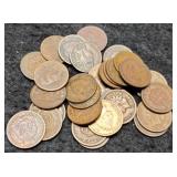 (30) Indian Head Cents Back To 1883
