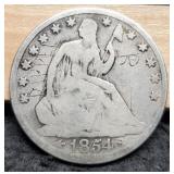 1854-O Liberty Seated Half Dollar