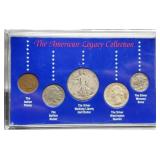 Display 5 Coin Legacy Collection w/