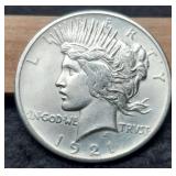 1921 Peace Dollar Super Nice High Grade!