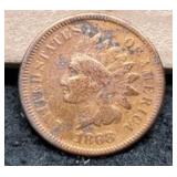 1868 Indian Head Cent