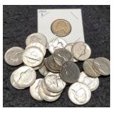 Lot w/ 1941-D J. Nickel & 26-60