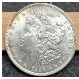 1888 Morgan Dollar Unc.