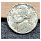 1943-D Silver War Nickel BU