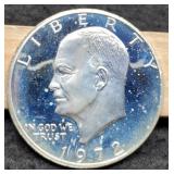 1972-S Ike Silver Proof Dollar