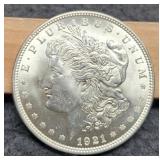1921 Morgan Dollar MS