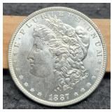 1887 Morgan Dollar MS64