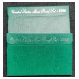 (2) Proof Sets 1995, 1996