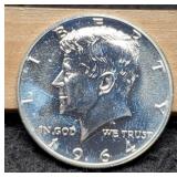 1964 Silver Proof K. Half Dollar