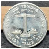 1 Troy Oz. Silver Trade Unit Round