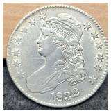 1832 Capped Bust Half Dollar XF45