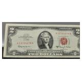 1963A $2 Red Seal Note Unc.