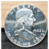 1962 Proof F. Half Dollars