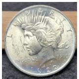 1922 Peace Dollar Unc.