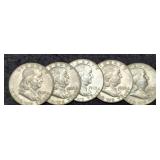 (5) 1963-D F. Half Dollars