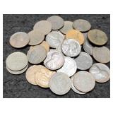 Lot w/ 37 L. Cents 1917-1956 Mostly Teens & 20