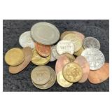 Lot w/ 25 Assorted Tokens