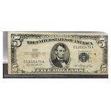 1953 $5 Silver Certificate Note