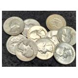 (10) Silver W. Quarters