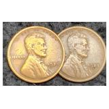 (2) 1923 L. Cents P&S