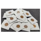 (25) L. Cents 5 Each: 1916-D&S, 1917-P,D,S