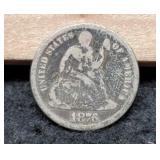 1876-CC Liberty Seated Dime