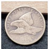 1858 Flying Eagle Cent