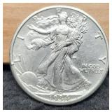 1934-S W. Liberty Half Dollar AU58