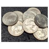(8) 1979-D S.B. Anthony Dollars AU