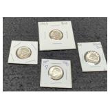(4) R. Dimes Unc. 1946, 55, 57, 60-D