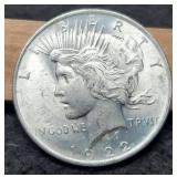 1922 Peace Dollar Unc.
