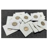 (17) Different Date Buffalo Nickels 1919-1937
