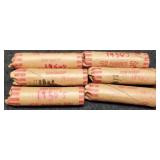 (6) Rolls Wheat Cents