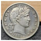 1902 Barber Half Dollar MS61 w/