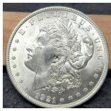 1921 Morgan Dollar MS
