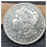 1881-S Morgan Dollar Unc.