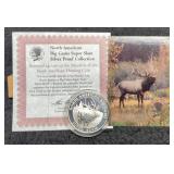 1 Troy Oz. Silver N. Amer. Big Game "Elk"