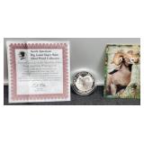 1 Troy Oz. Silver N. Amer. Big Game "Desert Sheep"