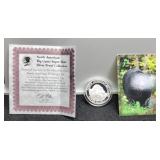 1 Troy Oz. Silver N. Amer. Big Game "Black Bear"