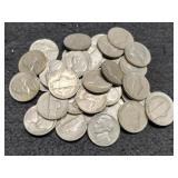 (40) J. Nickels 20 Each 1941-S, 1947-S