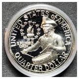 1976 Bicentennial Proof Silver Drummer Boy Quarter